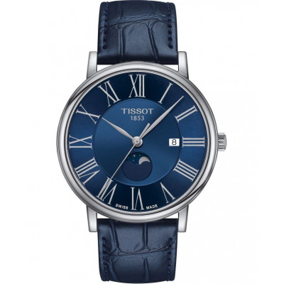 Чоловічий годинник Tissot Carson Premium Gent Moonphase T122.423.16.043.00 (T1224231604300)