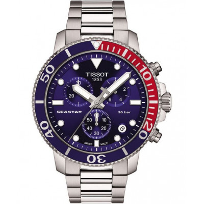 Чоловічий годинник Tissot Seastar 1000 Quartz Chronograph T120.417.11.041.03 (T1204171104103)