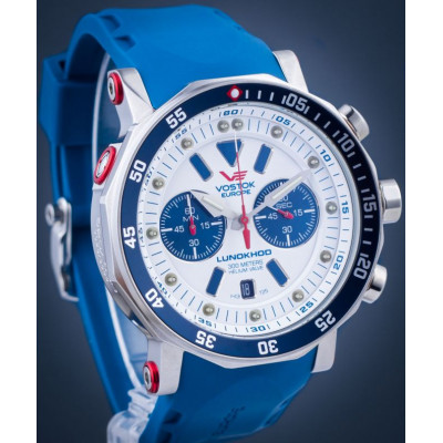 Чоловічий годинник Vostok Europe Lunokhod-2 Chrono Limited Edition 6S21-620A630