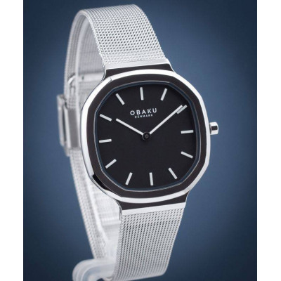 Чоловічий годинник Obaku Oktant Lille Onyx V253LXCBMC