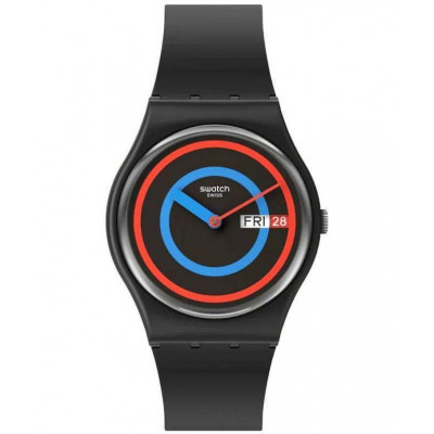 Чоловічий годинник Swatch Circling Black SO28B706