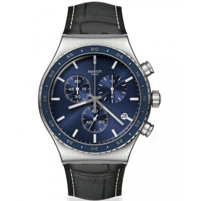 Чоловічий годинник Swatch New Irony Chrono Cobalt Lagoon YVS496