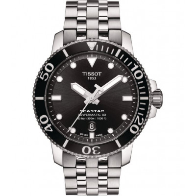 Чоловічий годинник Tissot Seastar 1000 Powermatic 80 T120.407.11.051.00 (T1204071105100)