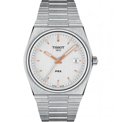 Чоловічий годинник Tissot PRX T137.410.11.031.00 (T1374101103100)