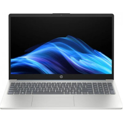 Ноутбук HP 15-fd0181ua (CS8A6EA) 15.6" Full HD, IPS, Intel Core 7 150U до 5.4 ГГц, 24 ГБ, SSD 1 ТБ, Intel Graphics, Free DOS, срібло, кришка синя