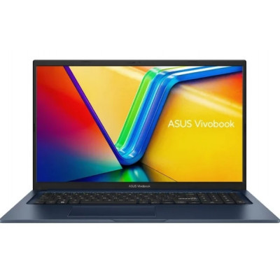 Ноутбук ASUS VivoBook 17 R1704VA-AU101 17.3" Full HD, Intel Core 5 120U до 5 ГГц, 16 ГБ, SSD 1 ТБ, Intel Graphics, Free DOS, синій