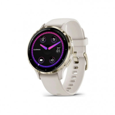 Garmin Venu 3S Soft Gold S. Steel Bezel with Ivory Case and S. Band (010-02785-04/54)