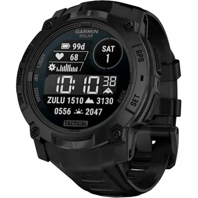 Garmin Instinct 3 50mm Solar Tactical Edition Black with Black Band (010-02935-50/90)