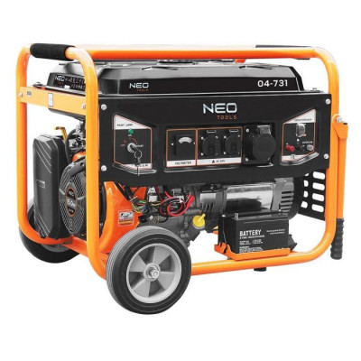 Генератор Neo Tools 230V, 1 фаза, 2.8/3kW, електростарт, AVR (04-730)