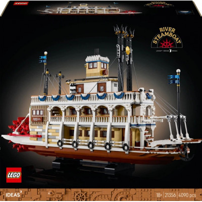 Блоковий конструктор LEGO Ideas Річковий пароплав