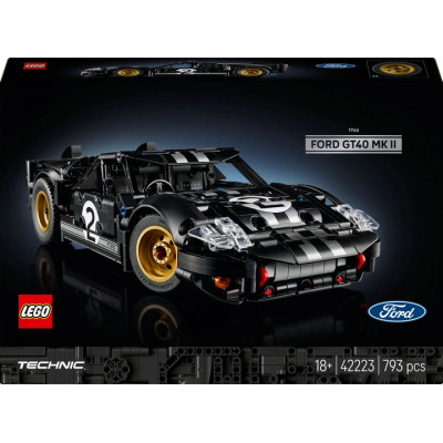 Авто-конструктор LEGO Technic Автомобіль для перегонів Ford GT40 MKII 1966 року
