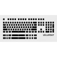 Додаткові змінні клавіші SteelSeries PrismCaps Black DE (60379,60380)