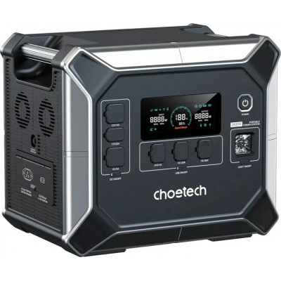 Зарядна станція Choetech BS067 2400Вт (2048Вт/г) AC,LiFePo4,MPPT,UPS,PD 100Вт