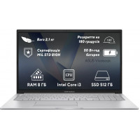 Ноутбук Asus Vivobook 17 X1704VA-AU210 (90NB10V1-M007V0) Cool Silver