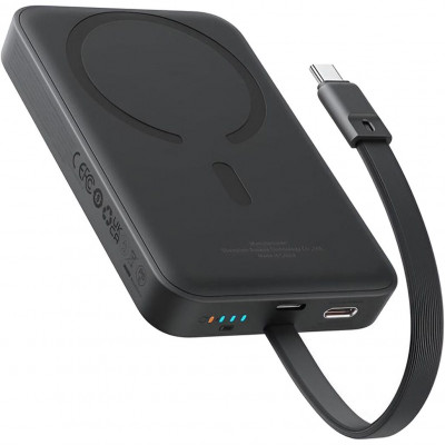 Повербанк (Powerbank) Anker MagGo 10000 mAh Black (A1657011)