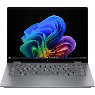 Ноутбук HP OmniBook X Flip 2-in-1 14-fk0000, 14’’, IPS, Full HD+, Ryzen AI 5 340,16 ГБ, 4 ТБ SSD, Win 11, Meteor Silver B5UJ164