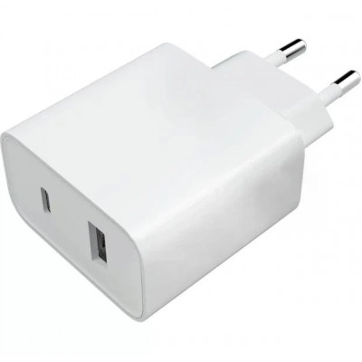 Зарядка Xiaomi Mi 33W Wall Charger (Type-A+Type-C) EU White (BHR4996GL)