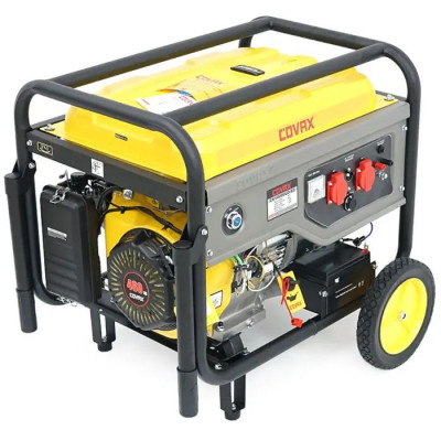 Генератор COVAX CV10000LD-E2, 7.0kW, 220V, 50Hz, DC12V, 18HP, ручний/електро стартер, 25L (CV10000LD-E2)