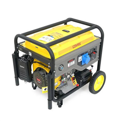 Генератор COVAX CV17500LD-E2, 8.5kW, 220V, 50Hz, DC12V, 20HP, ручний/електро стартер, 25L (CV17500LD-E2)