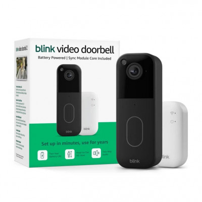 Blink Video Doorbell + Sync Module Core Include