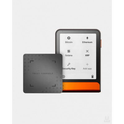 апаратний криптогаманець Ledger Flex Orange (FLEX-ORABTC-RK-ENFRES)