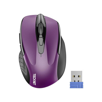 Миша Tecknet M003 Black Бездротова Bluetooth (M003-Purple-01)