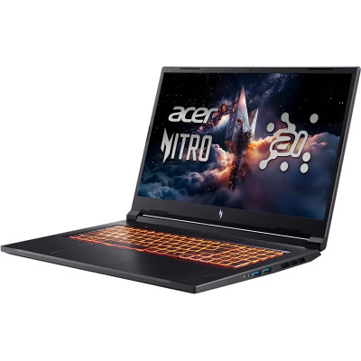 Ноутбук Acer Nitro V 17 AI (NH.QXZEP.001), 16", Ryzen AI 9-365, 16GB, 1TB, RTX5070