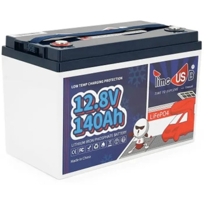 Батарея LiFePo4 Timeusb 12.8V 100Ah Low-Temp 1280Wh BMS 100A (T12V100-100-TM-4-A100)