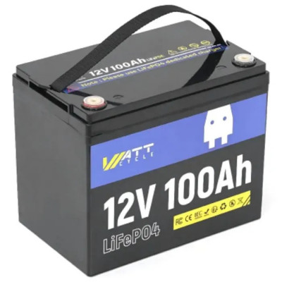 Батарея LiFePo4 WattCycle 12,8V 100Ah, 1,28kWh (WT12V100AH100)