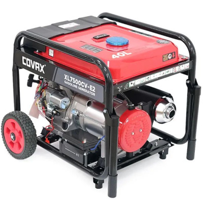 Генератор COVAX XL7500CV-E2, 5.0kW, 220V, 50Hz, DC12V, 13HP, електро стартер, 25L (XL7500CV-E2)