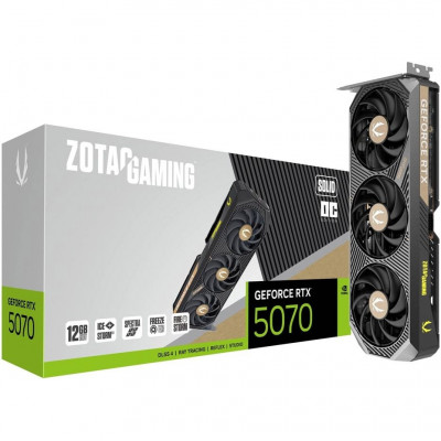 Відеокарта Zotac GAMING GeForce RTX 5070 SOLID OC Відеокарта Zotac GAMING GeForce RTX 5070 SOLID OC