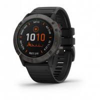 Спортивний годинник Garmin Fenix 6X Pro Solar Titanium Carbon Grey DLC with Black Band (010-02157-21)