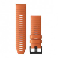 Ремінець Garmin Ремешок для Fenix 6x 26mm QuickFit Ember Orange Silicone bands (010-12864-01)