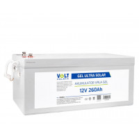 Акумулятор для ДБЖ/інвертора Volt Polska Gel VPRO 12V 260Ah (6AKUGEL260)