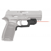 Crimson Trace LG420 Laserguard 5mW Red Laser with 633nM Wavelength & 50 ft Range Black Finish for Sig P320, M17, M18 (Except Subcompacts Variant)