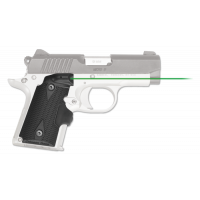 Crimson Trace LG409G Lasergrips 5mW Green Laser with 532nM Wavelength & Black Finish for 9mm Luger Kimber Micro