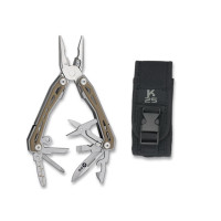 Мультитул 9-в-1 у нейлоновому футлярі K25 чорний (11150)