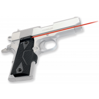 Crimson Trace LG404 Lasergrips 5mW Red Laser with 633nM Wavelength & 50 ft Range Slate Gray Finish for 1911 Officer, Defender