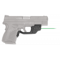 Crimson Trace LG469G Laserguard 5mW Green Laser with 532nM Wavelength & 50 ft Range Black Anodized Finish for Springfield XD-S