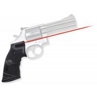 Crimson Trace LG307 Lasergrips 5mW Red Laser with 633nM Wavelength & 50 ft Range Black Finish for Square Butt S&W Hog Hunter K & L Frame