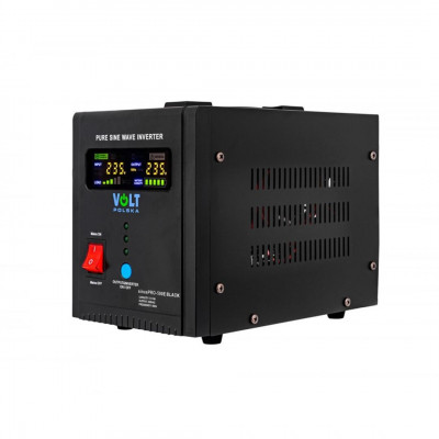 Джерело безперебійного живлення Volt Polska SINUS PRO 500 E BLACK 12/230V (350/500W)