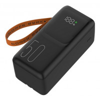 Зовнішній акумулятор (павербанк) Tracer VOUGE-5 50000 mAh Black