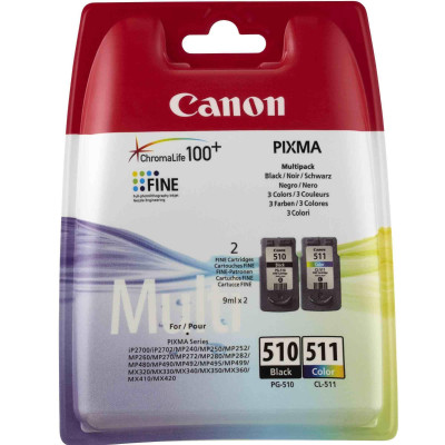 Струменевий картридж Canon PG-510+CL-511 MULTIPACK (2970B010)