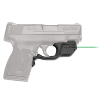 Crimson Trace LG485G Laserguard 5mW Green Laser for 532nM Wavelength & 50 ft Range Black Finish for 45 ACP S&W M&P Shield