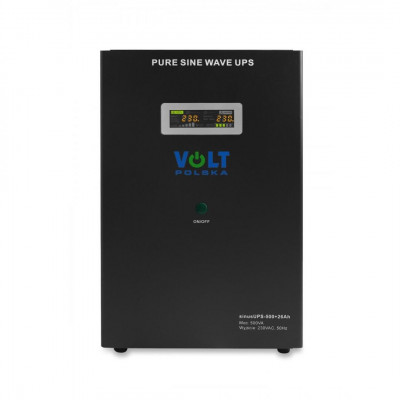 Гібридний ДБЖ/інвертор Volt Polska SINUS UPS 500 + AKU 26AH 300/500W (3SR500WA26)