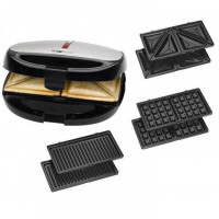 Мультимейкер (бутербродниця-вафельниця-гриль) Clatronic ST/WA 3670