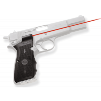 Crimson Trace LG309 Lasergrips 5mW Red Laser with 633nM Wavelength & 50 ft Range Black Finish for Browning Hi-Power