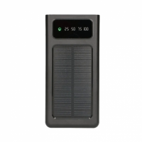 Зовнішній акумулятор Extralink EPB-093 30000mAh Preto Solar USB-C Black