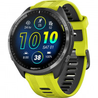 Спортивний годинник Garmin Forerunner 965 Carbon Gray Titanium Bezel w. Black Case and Amp Yell/Black S. Band (010-02809-02/12)