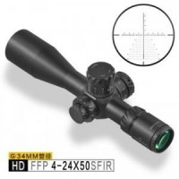 Оптичний приціл Discovery Optics HD 4-24X50 SFIR SLT FFP IR-MIL 34 mm